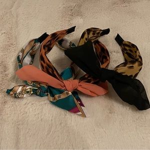 Three headbands